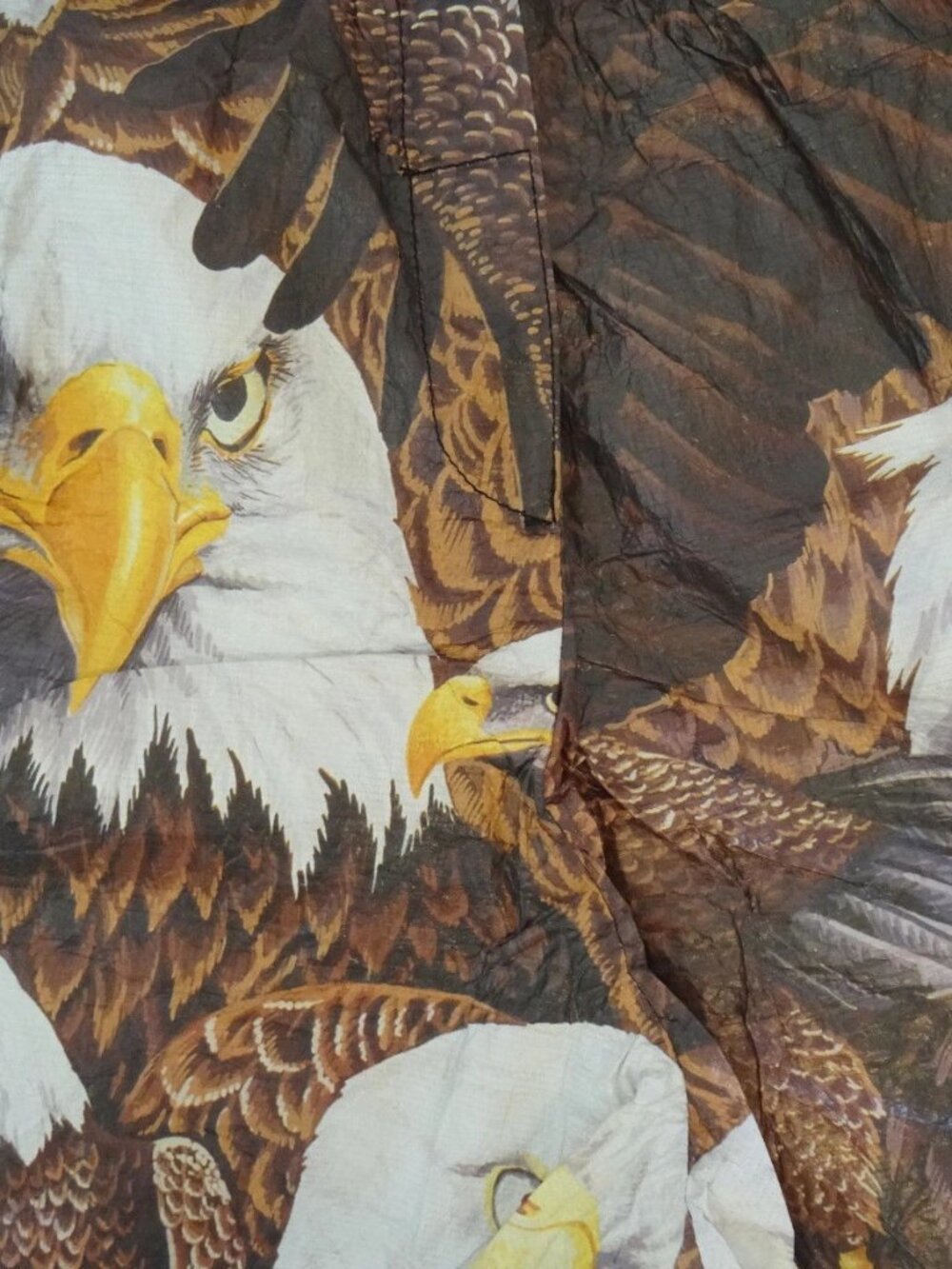 PRIDE American Eagle Tyvek Stretch Shorts Swimming Trunks Animal Print Sz S - Picture 3 of 6
